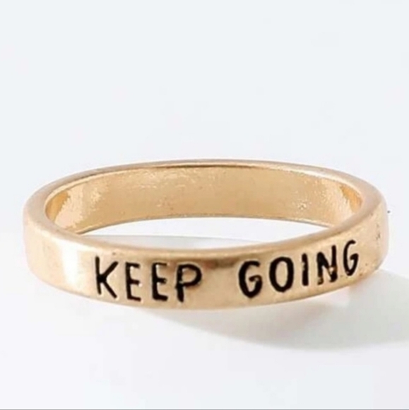 Keep Going Engraved Ring - Picture 4 of 4